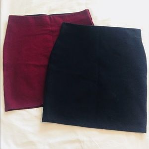 2 LOFT STRECH SKIRTS